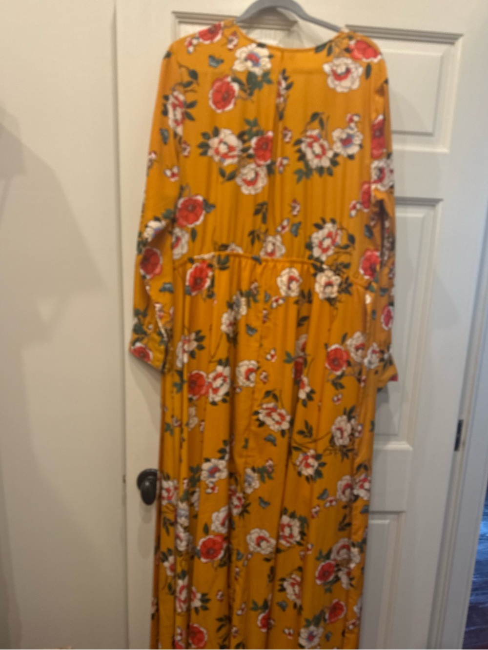 Unique Vintage Maxi Dress 1X/16 - Picture 3 of 3
